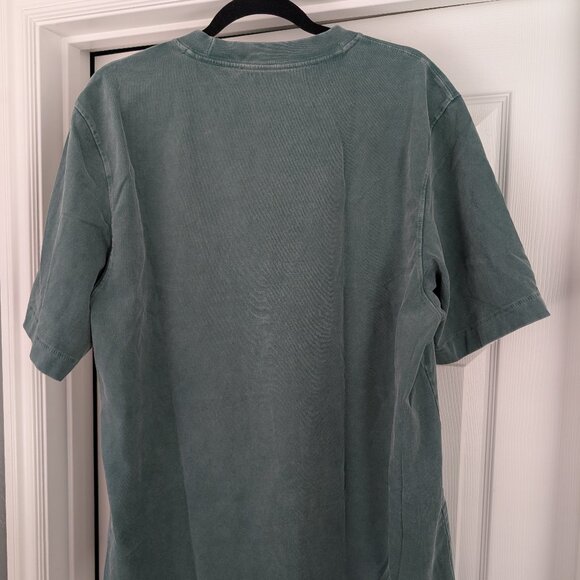 Abercrombie Men's Premium Heavyweight 2.0 Tee Green Large TALL - Picture 3 of 4